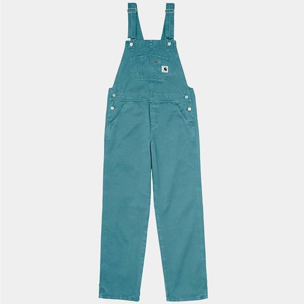 Carhartt WIP Straight Bib Overalls in Teal